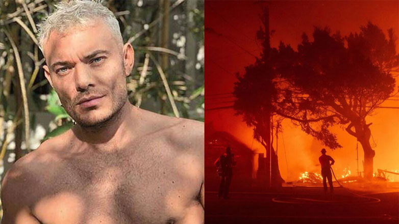 Δημήτρης Γιαννέτος: Δύσκολες ώρες για τον hair expert στο Los Angeles – Η φωτιά κοντά στο σπίτι του