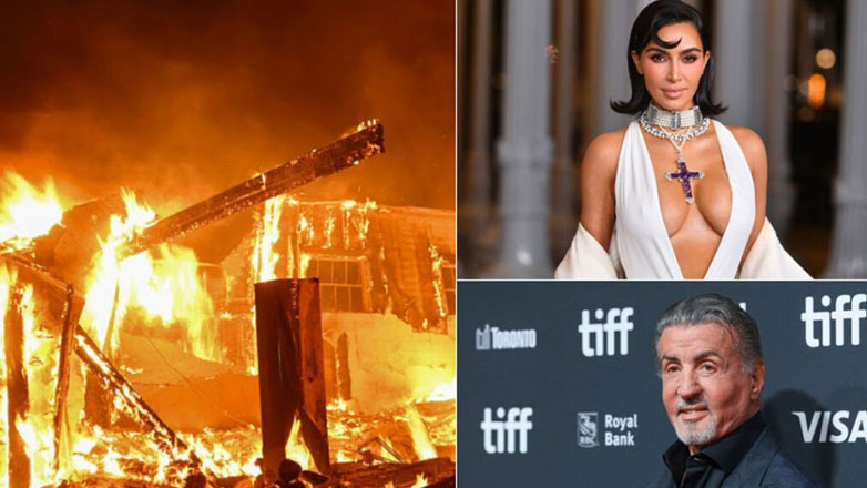 Φωτιές στο Los Angeles: Kim Kardashian, Sylvester Stallone και Kevin Hart κατηγορούνται για σπατάλη νερού
