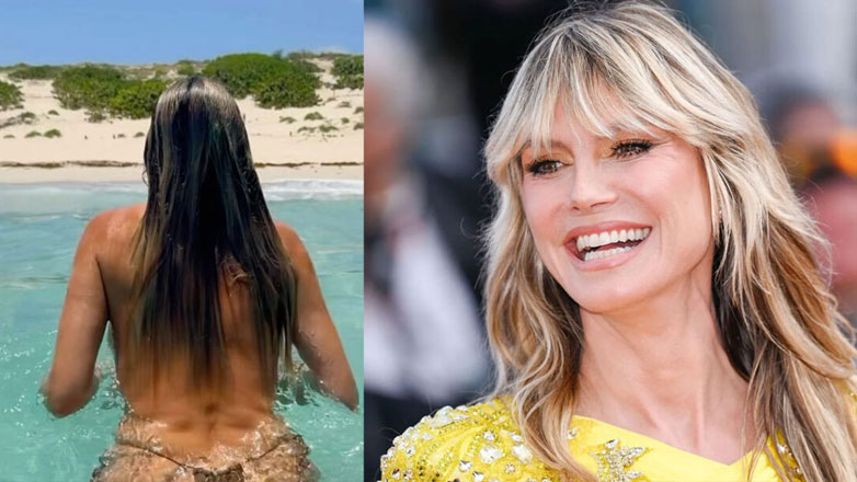 Heidi Klum: Ποζάρει γυμνή στην Καραϊβική και κόβει την ανάσα – Φωτογραφίες