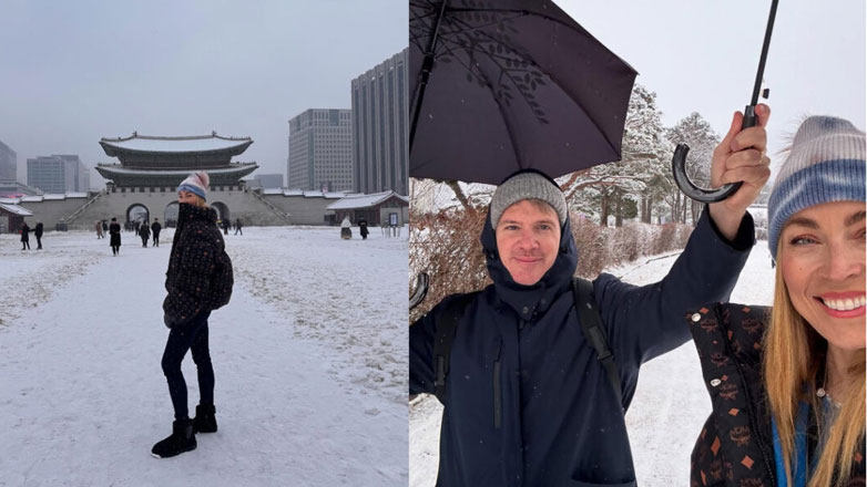 Μαριέττα Χρουσαλά – Λέων Πατίτσας: Το φωτογραφικό άλμπουμ από το ταξίδι τους στη Νότια Κορέα μαζί με τα τρία παιδιά τους