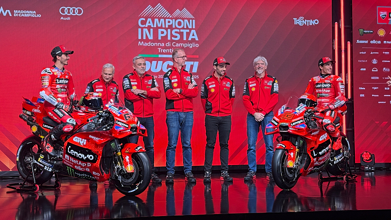 Campioni in Pista: Η Ομάδα Ducati Lenovo 2025 στην Madonna di Campiglio
