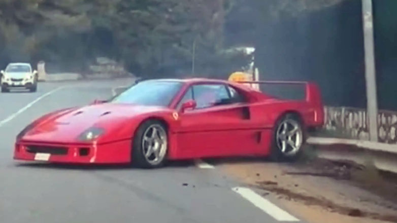 Η Ferrari F40 εκδικήθηκε και δεύτερο οδηγό (Βίντεο)