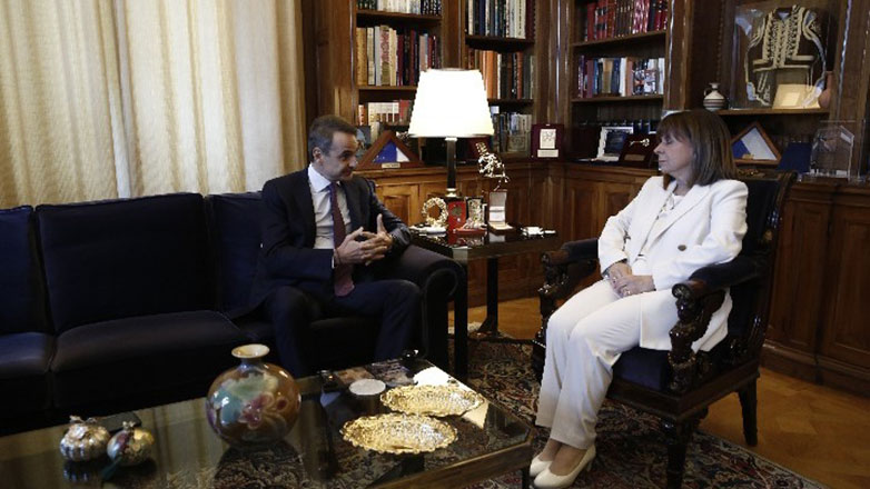 Συνάντηση Σακελλαροπούλου – Μητσοτάκη