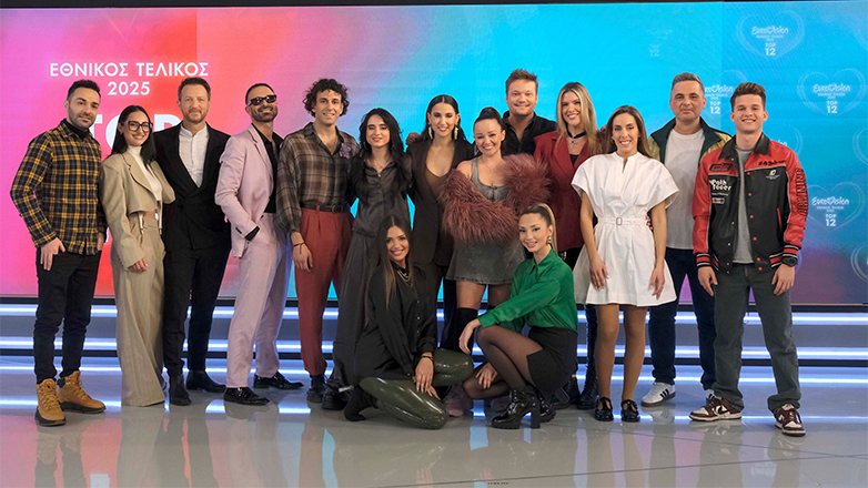 Eurovision 2025: Η σειρά εμφάνισης των 12 φιναλίστ στον Εθνικό Τελικό