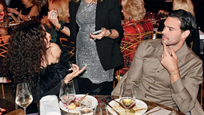 Ελένη Φουρέιρα – Alberto Botia: Σπάνια κοινή εμφάνιση για το ζευγάρι στο λαμπερό πάρτι της Σούλας Λιάκου