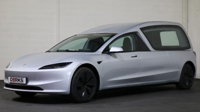 Πωλείται Tesla Model 3… νεκροφόρα – Πάντως η τιμή του, ανασταίνει και νεκρούς