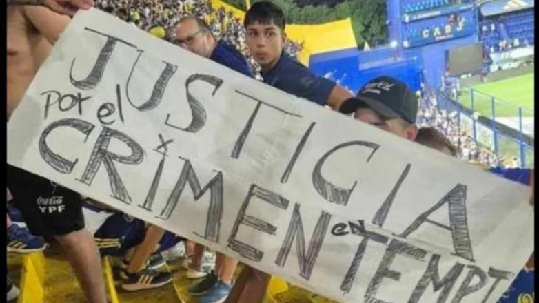 Αργεντινή: Οπαδοί της Μπόκα Τζούνιορς σήκωσαν πανό για τα Τέμπη