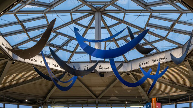 Νέα μόνιμη τοποειδική γλυπτική εγκατάσταση  στον Διεθνή Αερολιμένα Αθηνών
