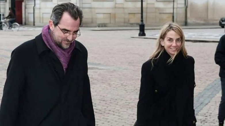 Ο Νικόλαος ντε Γκρες και η Χρυσή Βαρδινογιάννη σε δεξίωση στα ανάκτορα της Δανίας