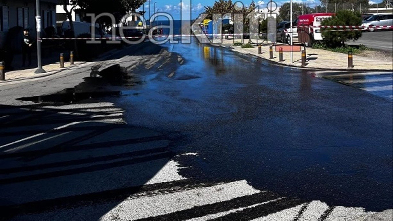 Ηράκλειο: Μεγάλη διαρροή κηροζίνης στην περιοχή του στρατιωτικού αεροδρομίου