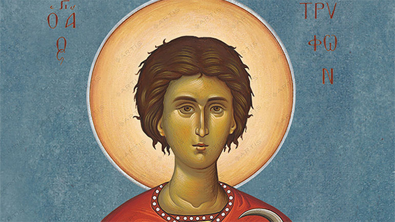 Ποιος ήταν ο Άγιος Τρύφων που τιμάται σήμερα