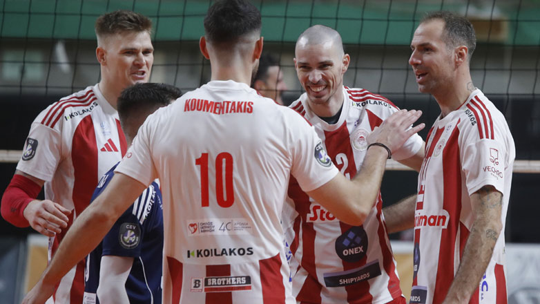 Βόλεϊ: Πήρε τη «μάχη» της δεύτερης θέσης ο Ολυμπιακός, 3-0 τον Μίλωνα