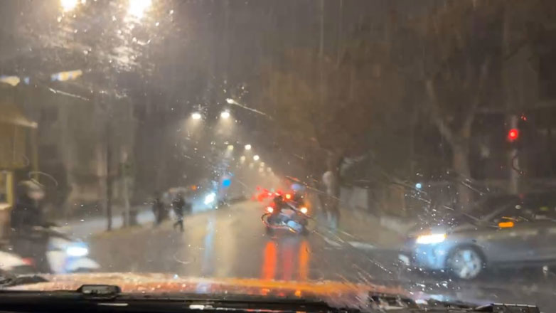 Ισχυρότατη καταιγίδα στην Αττική