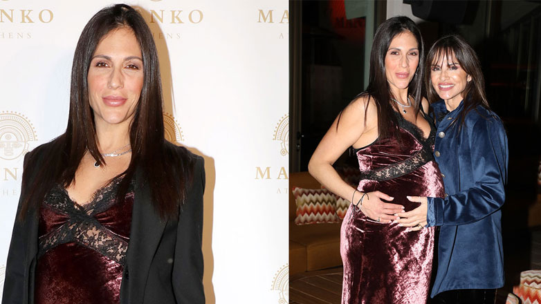 Ανθή Βούλγαρη: Βραδινή έξοδος στον 7ο μήνα της εγκυμοσύνης της!