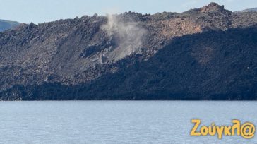 Βίντεο από τις συνεχείς κατολισθήσεις στην Καλδέρα