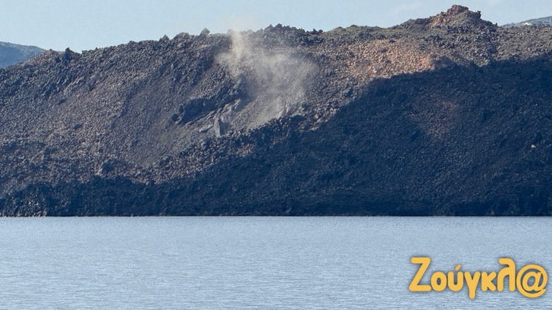 Βίντεο από τις συνεχείς κατολισθήσεις στην Καλδέρα