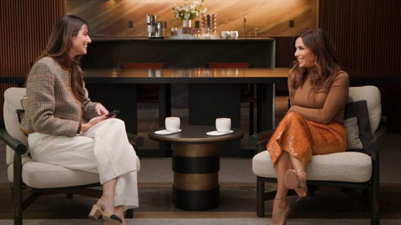 Η Ηλιάνα Παπαγεωργίου συνάντησε στη Νέα Υόρκη την Eva Longoria: Δείτε την απολαυστική κουβέντα τους