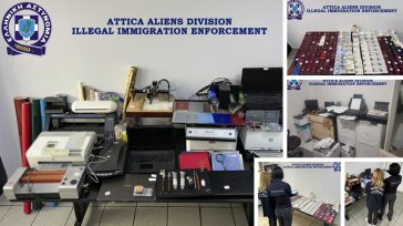 Εργαστήριο πλαστών διαβατηρίων είχε «στήσει» 49χρονος Ιρανός στον Άγιο Παντελεήμονα