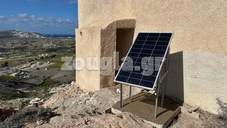 Σεισμογράφος της ομάδας Παπαζάχου στην περιοχή Μύλοι στη Σαντορίνη