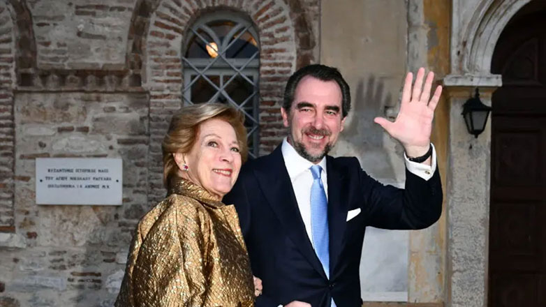 Νικόλαος Ντε Γκρες: Η άφιξη του γαμπρού στην εκκλησία, συνοδευόμενος από τη μητέρα του, Άννα Μαρία