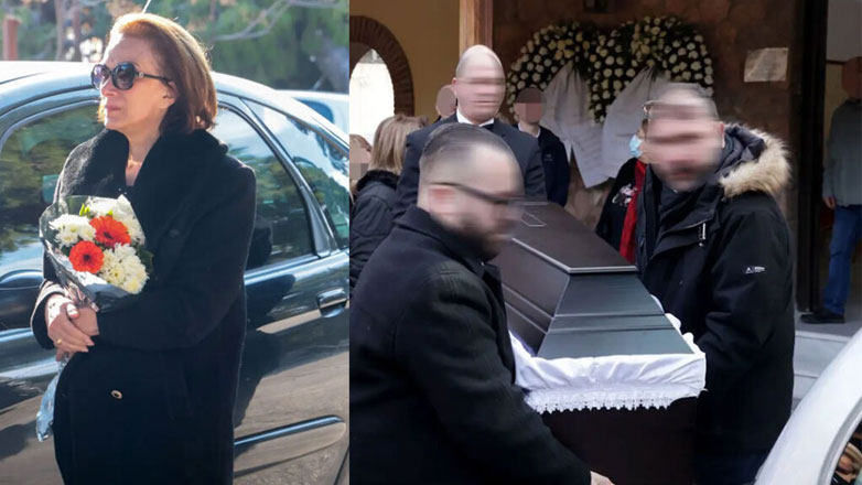 Το τελευταίο «αντίο» στον Πάνο Τουλιάτο – Συντετριμμένη η Μαίρη Βιδάλη