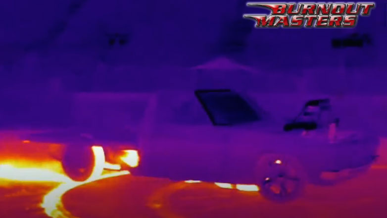 Μοναδικά πλάνα: Θερμική κάμερα δείχνει τι γίνεται σε ελαστικά και εξατμίσεις κατά τη διάρκεια burnout (Βίντεο)