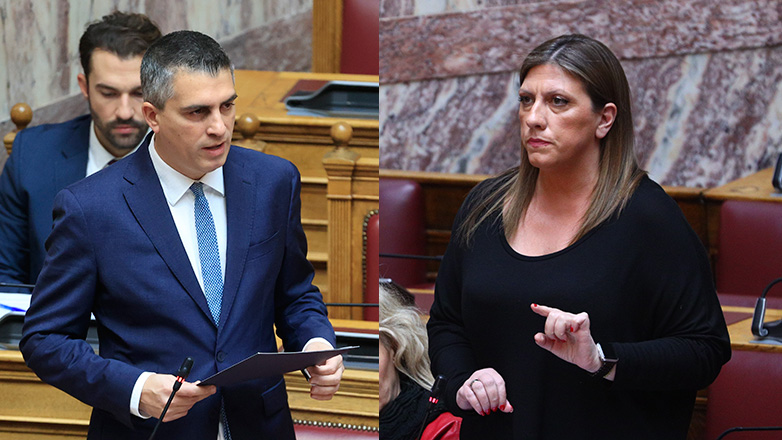 Επεισόδιο μεταξύ Δήμα – Κωνσταντοπούλου στη Βουλή: «Μην κάνεις σόου μπροστά στους δημοσιογράφους»