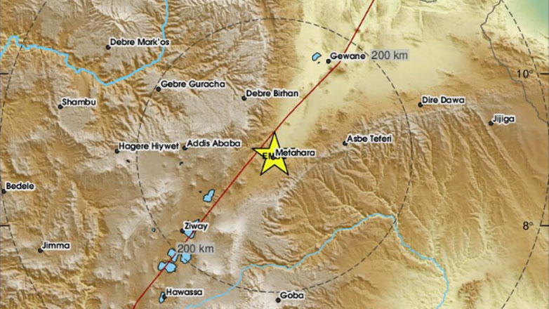 Σεισμός 6 Ρίχτερ στην Αιθιοπία