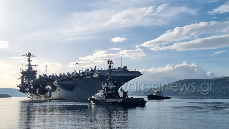 Στα Χανιά το αεροπλανοφόρο Harry Truman για εργασίες συντήρησης