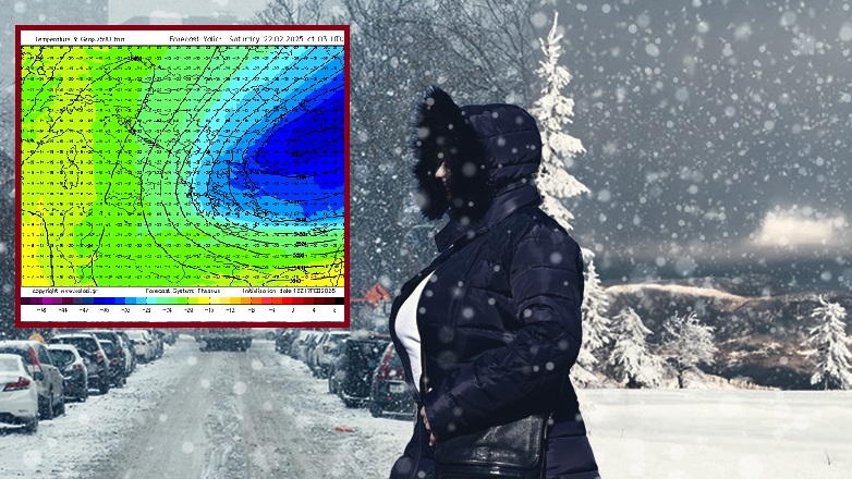 Βαρυχειμωνιά με πολικό κρύο και χιόνια