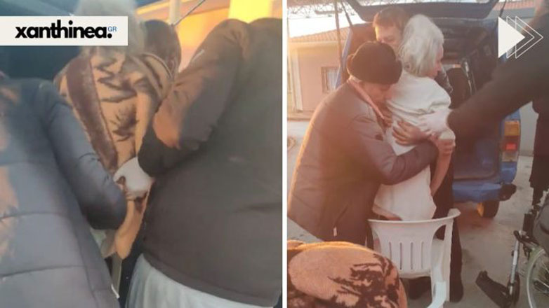 Εξοργιστικές εικόνες στην Ξάνθη: Μεταφέρουν ασθενή με πλαστική καρέκλα σε φορτηγάκι