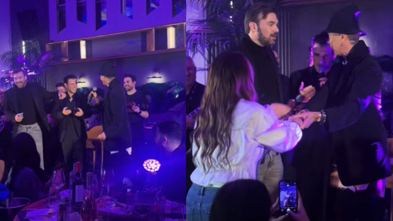 Λάκης Γαβαλάς: Τρολάρει τον Σαμπάνη κάνοντας πρόταση γάμου στην Άντζελα Δημητρίου επί σκηνής!