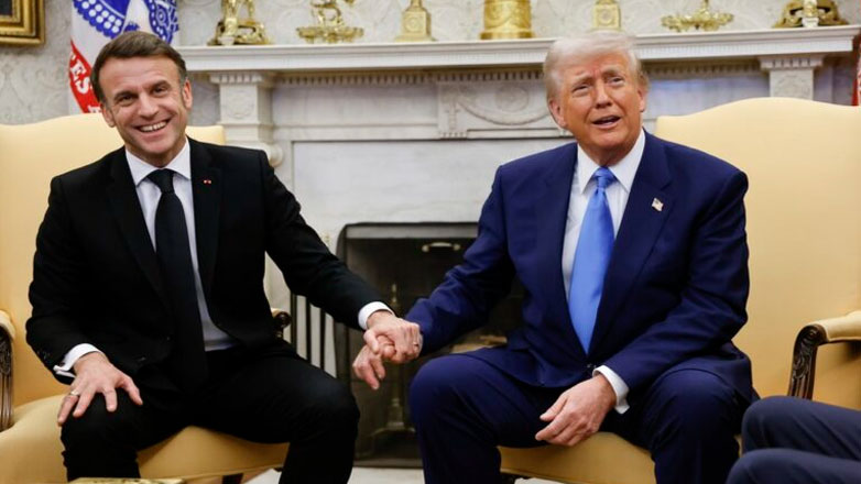 Ντόναλντ Τραμπ σε Μακρόν: «Ο Πούτιν θα δεχθεί ευρωπαϊκές ειρηνευτικές δυνάμεις στην Ουκρανία»