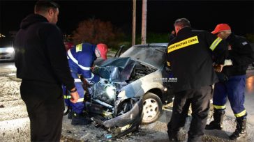 Σοβαρό τροχαίο στο Ναύπλιο με 4 τραυματίες