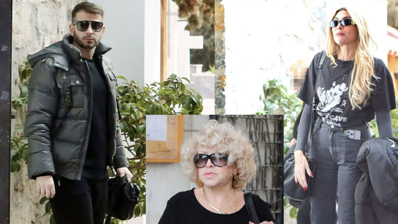 Μνημόσυνο Καίτης Γκρέυ: Η εμφάνιση της Αγγελικής Ηλιάδη μαζί με τον αδελφό της, Κώστα