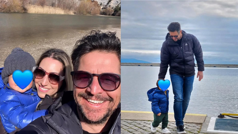 Απόστολος Ρουβάς: Η οικογενειακή εξόρμηση στη Θράκη με τον 1,5 έτους γιο του, Αλκίνοο και τη σύζυγό του, Φανή
