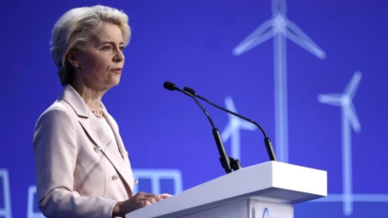Μήνυμα στήριξης στην Ουκρανία από την πρόεδρο της Κομισιόν
