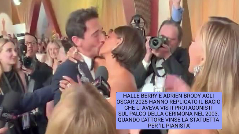 Όσκαρ 2025: Η Halle Berry και ο Adrien Brody επανέλαβαν το διάσημο φιλί