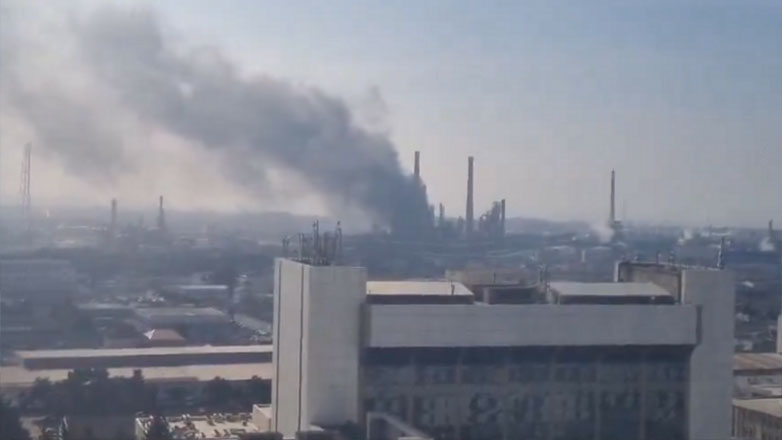 Αζερμπαϊτζάν: Μεγάλη πυρκαγιά σε διυλιστήριο πετρελαίου στο Μπακού