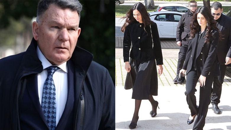 Τρισάγιο για τον Αλέξη Κούγια – Η Εύη Βατίδου και τα παιδιά του έφτασαν χωριστά