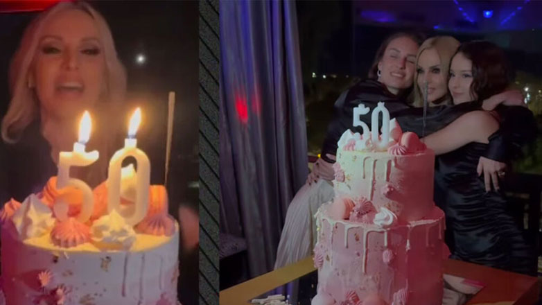 Η Πέγκυ Ζήνα έγινε 50 χρόνων – Δείτε το βίντεο που ανέβασε ο Γιώργος Λύρας από τα γενέθλιά της