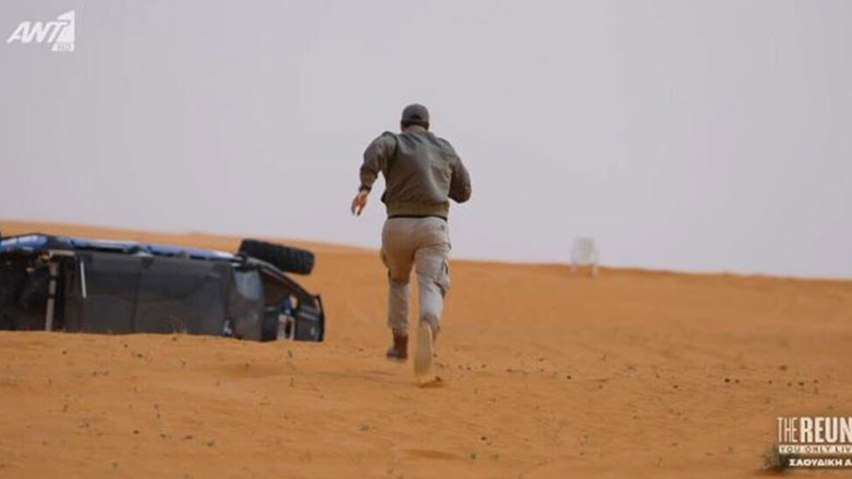 The Reunion: Το ατύχημα του Γιώργου Μαυρίδη στη Σαουδική Αραβία – Βίντεο The Reunion: Το ατύχημα του Γιώργου Μαυρίδη στη Σαουδική Αραβία – Βίντεο