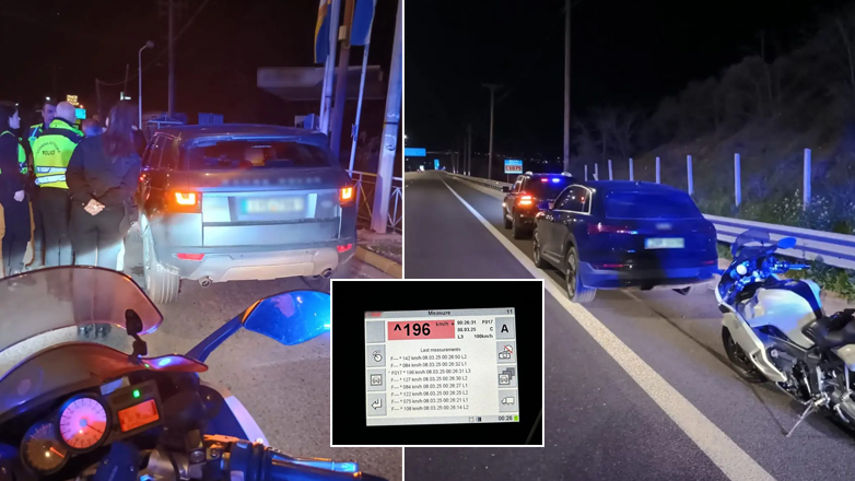 Πέντε συλλήψεις γιατί πήγαιναν με 200!