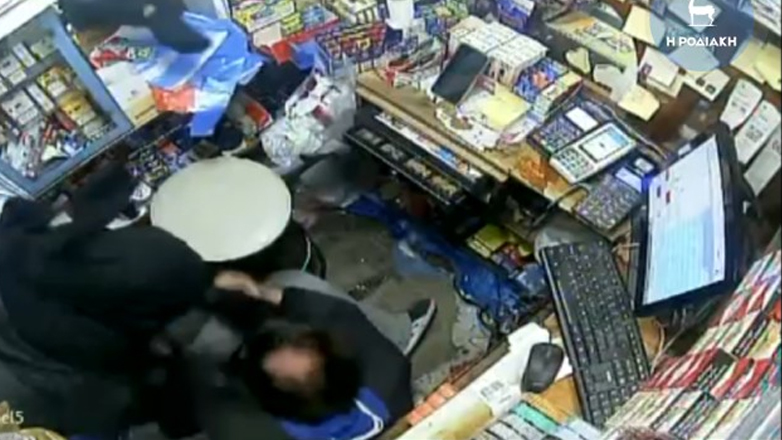 Βίντεο – σοκ από ληστεία περιπτέρου στη Ρόδο