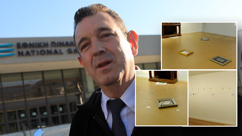 «Απέσπασε βίαια τα εκθέματα και τα πέταξε στο δάπεδο»