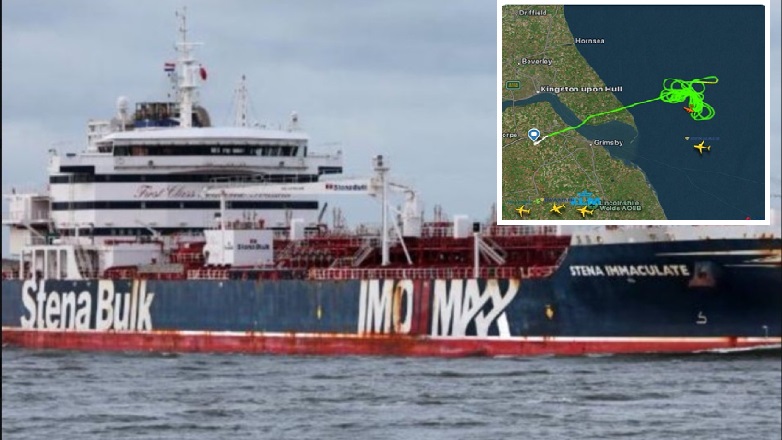 Πυρκαγιά σε πετρελαιοφόρο μετά από σύγκρουση με πλοίο στη Βόρεια Θάλασσα