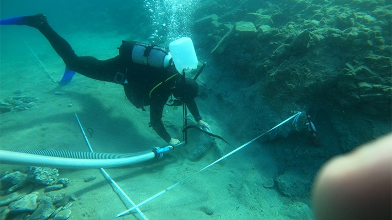 Ενάλια έρευνα στον αρχαιολογικό χώρο της Ασίνης