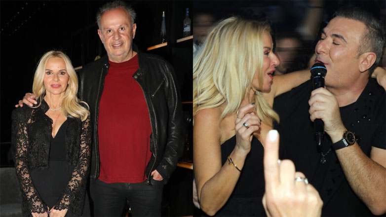 Μαρία Μπεκατώρου – Αντώνης Αλεβιζόπουλος: Σπάνια βραδινή έξοδος στο νυχτερινό κέντρο που εμφανίζεται ο Αντώνης Ρέμος