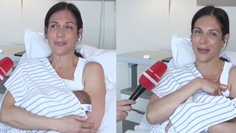 Ανθή Βούλγαρη: Ξέσπασε σε κλάματα στην πρώτη τηλεοπτική εμφάνιση μετά τη γέννηση του γιου της!