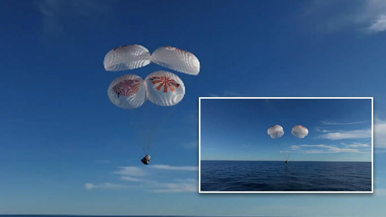 Επέστρεψαν στη Γη οι αστροναύτες που είχαν αποκλειστεί στον Διεθνή Διαστημικό Σταθμό από τον Ιούνιο